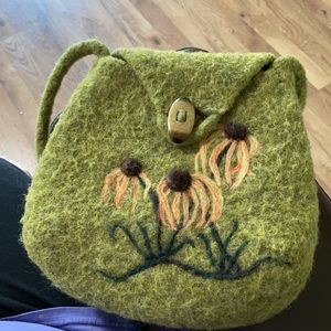 Leedra Scott Wool Purse